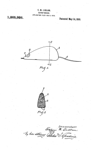 Drawing for Patent 1,265,926, Catnip Mouse.  Evelyn M. Ludlam, Waltham, MA.  Patented 14 May 1918.